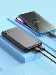 Черный power bank HOCO J123 10000 mAh