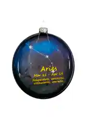 Украшение ErichKrause Decor "Овен", медальон, стекло, 10 см
