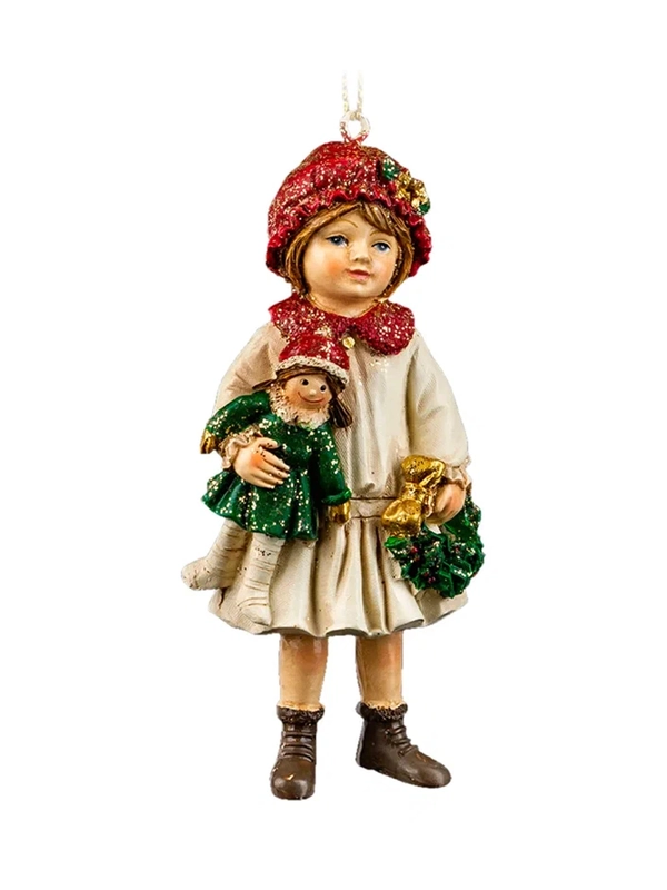 Украшение ErichKrause Decor "Девочка с куклой", 10.5 см