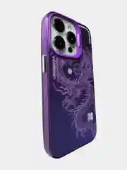 Фиолетовый чехол для iPhone (Айфон) 11, 12, 13, Pro, Pro Max, 14, 15, Plus, Pro, Pro Max