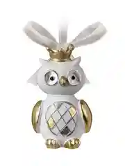 Украшение ErichKrause Decor "Королевская сова", золотая, 7 см