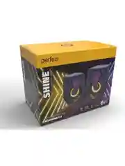 Perfeo колонки "SHINE", 2.0, мощность 2х3 Вт, USB