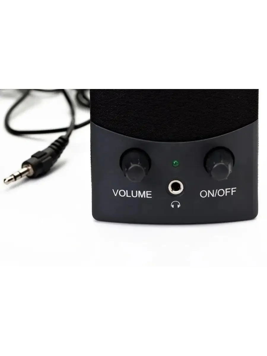 Perfeo колонки "UNO" 2.0, мощность 2х0.5 Вт (RMS), чёрн, USB