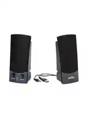 Perfeo колонки "UNO" 2.0, мощность 2х0.5 Вт (RMS), чёрн, USB