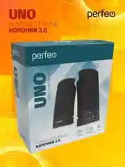 Perfeo колонки "UNO" 2.0, мощность 2х0.5 Вт (RMS), чёрн, USB