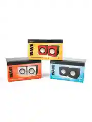 Черный компьютерные колонки Perfeo "WAVE" 2.0, мощность 2х3Вт (RMS), USB