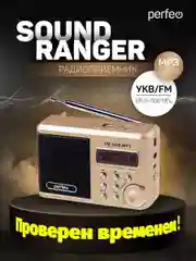Золотой perfeo мини-аудио Sound Ranger, УКВ+FM, MP3 (USB/TF), USB-audio, BL-5C 1000mAh