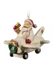 Украшение ErichKrause Decor "Санта на самолете", 7.5 см