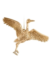 Украшение ErichKrause Decor "Журавль", золотого цвета, 14 см