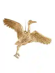 Украшение ErichKrause Decor "Журавль", золотого цвета, 14 см