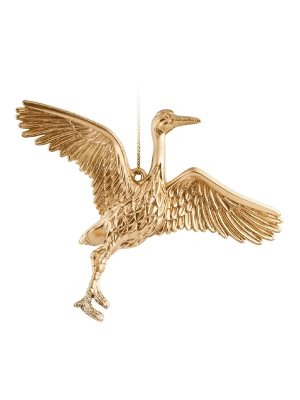 Украшение ErichKrause Decor "Журавль", золотого цвета, 14 см