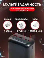 Внешний аккумулятор с быстрой зарядкой 22.5W Fast Charge