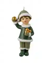 Украшение ErichKrause Decor "Мальчик с золотыми снежками", 10.5 см