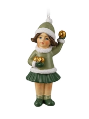 Украшение ErichKrause Decor "Девочка с золотыми снежками", 10.5 см