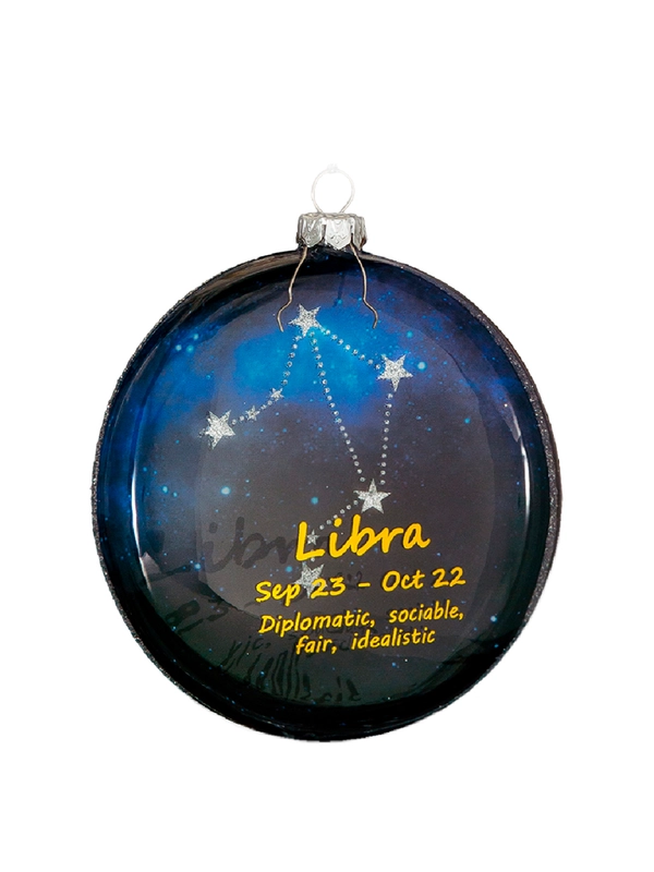 Украшение ErichKrause Decor "Весы", медальон, стекло, 10 см