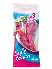 ARKO Soft Touch одноразовый бритвенный станок с тройным лезвием, 2 шт
