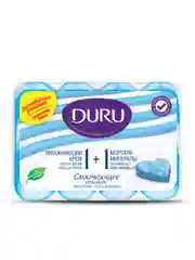 Крем-мыло DURU 1+1 смягчающее морские минералы, 80 г x 4 шт