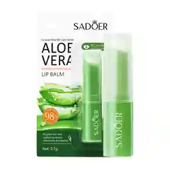 Зеленый гигиеническая помада (бальзам для губ алое) Aloe Vera (алоэ вера) 99%