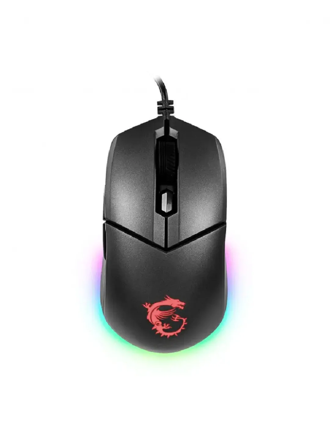 Черный мышь компьютерная MSI Clutch GM11, мышка с подсветкой