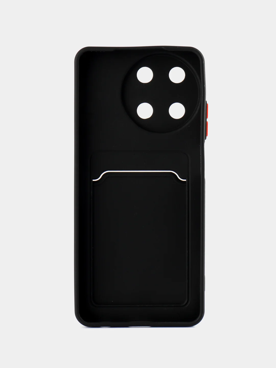 Черный чехол для  Realme 11 4G (Реалми 11 4 джи), с карманом для карт