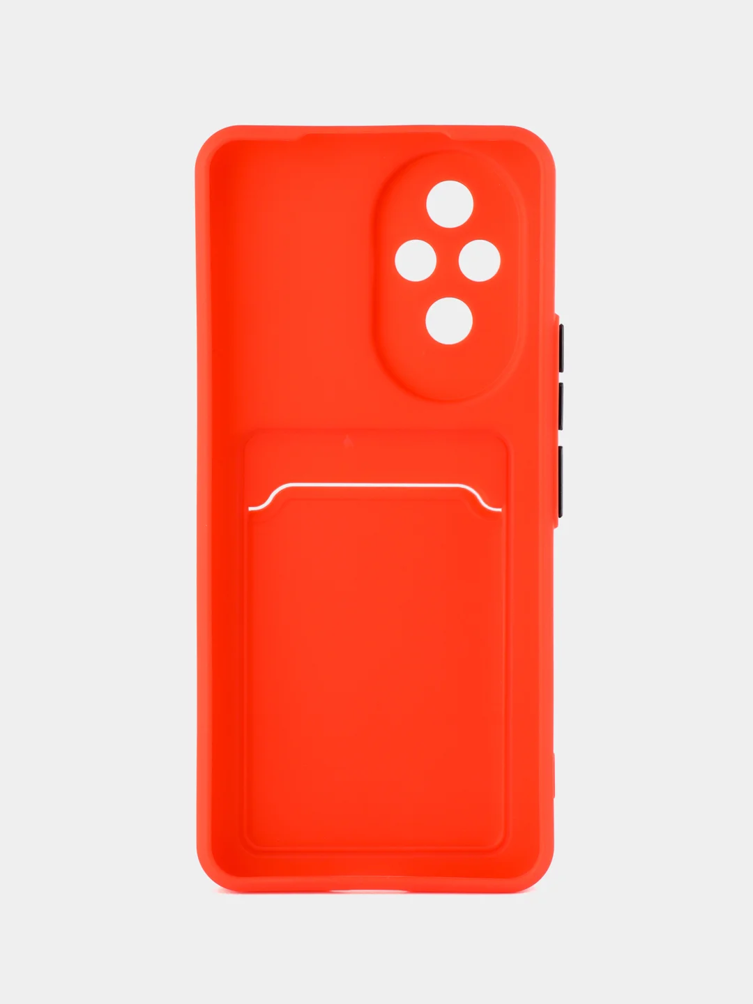 Красный чехол для  Honor 200 5G (Хонор 200 5 джи), с карманом для карт