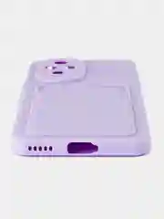 Лавандовый чехол для  Honor 200 5G (Хонор 200 5 джи), с карманом для карт