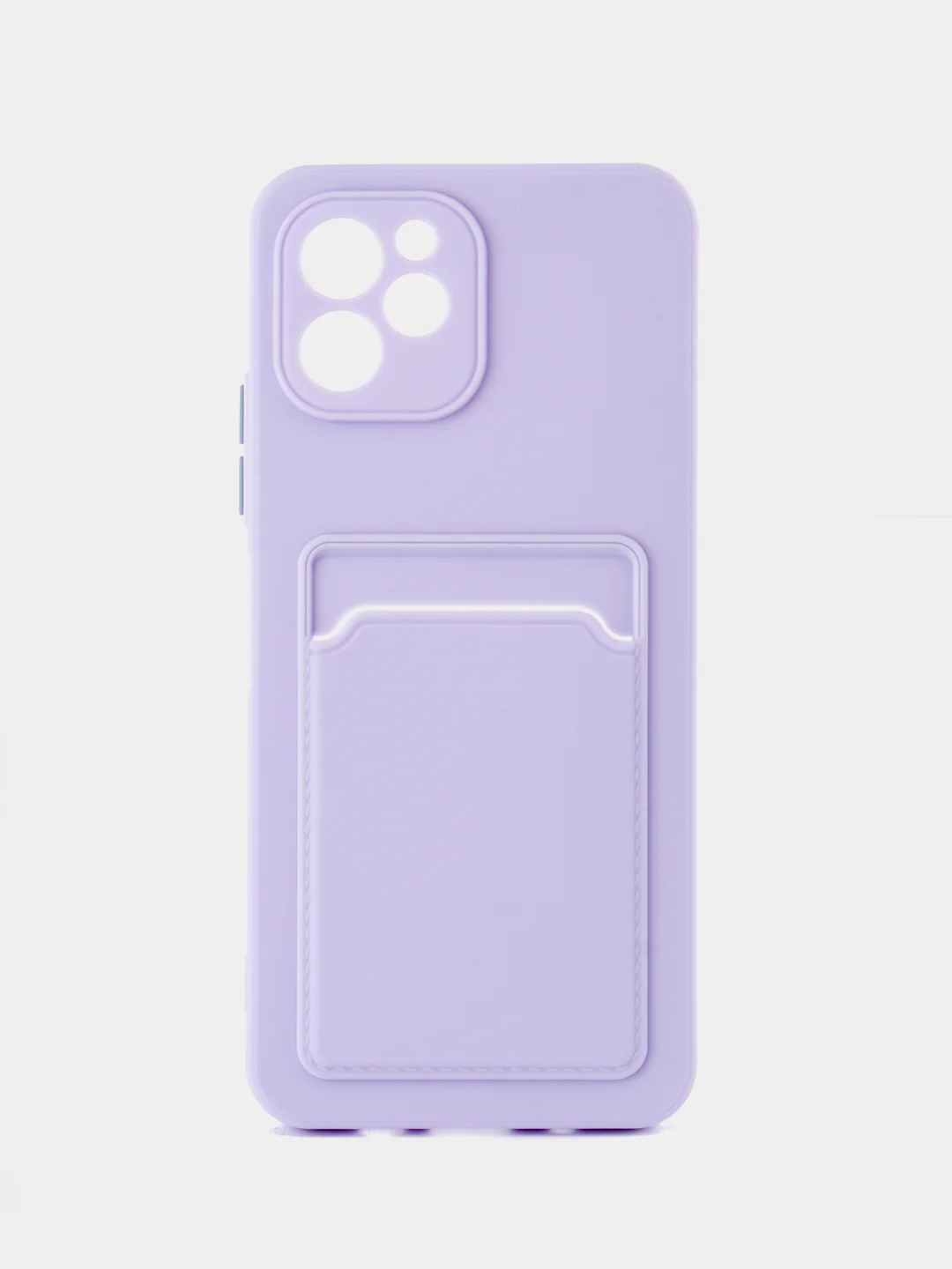 Лавандовый чехол для HUAWEI Nova Y61 (Хуавей Нова У61), с карманом для карт