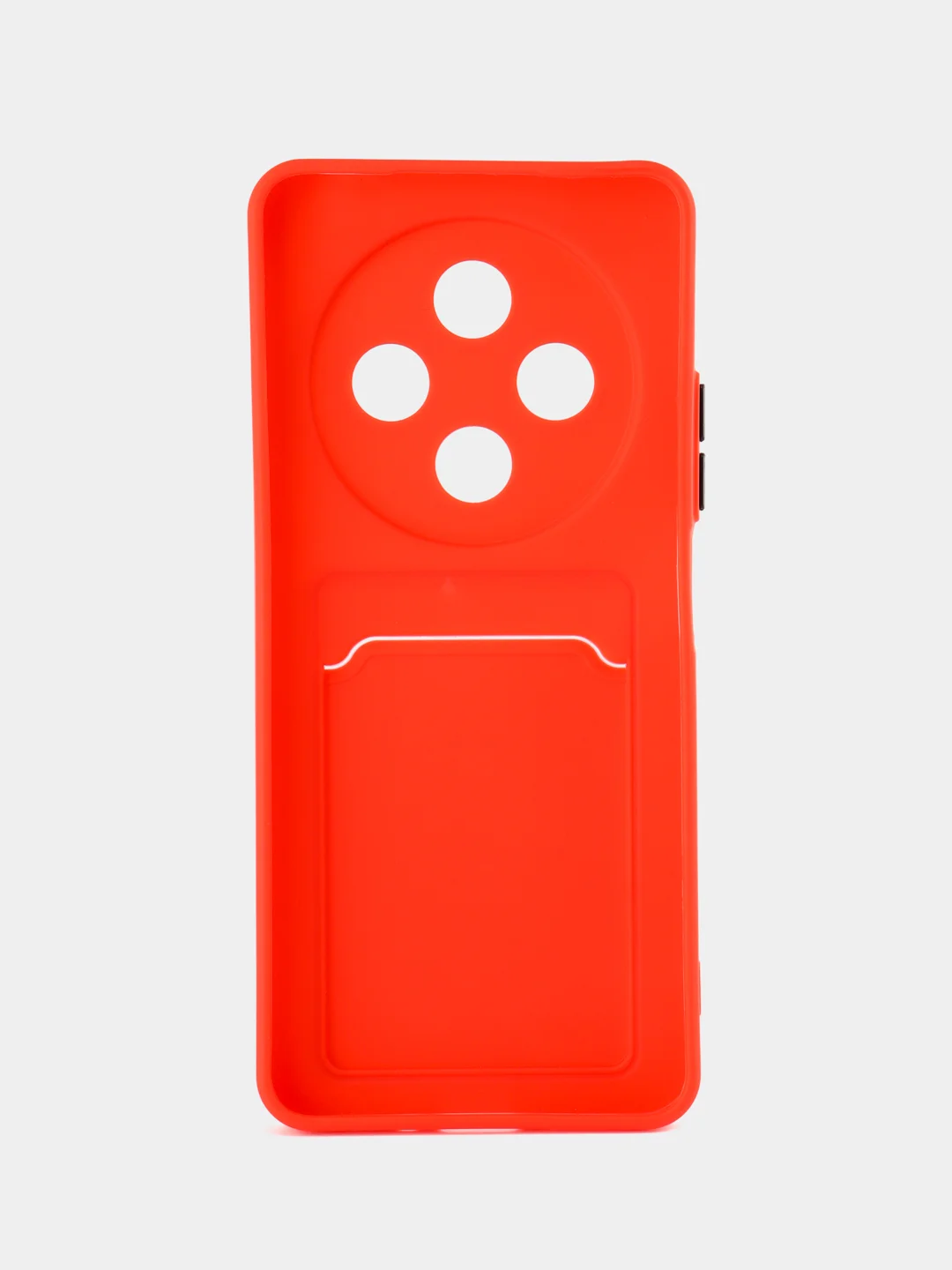 Красный чехол для Xiaomi Redmi 14C 4G/ Poco C75 4G (Сяоми Редми 14С/Поко С75), с карманом для карт