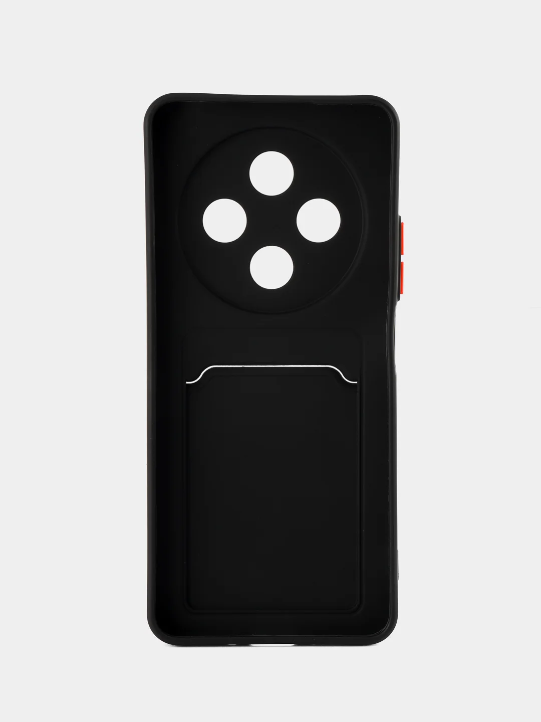 Черный чехол для Xiaomi Redmi 14C 4G/ Poco C75 4G (Сяоми Редми 14С/Поко С75), с карманом для карт