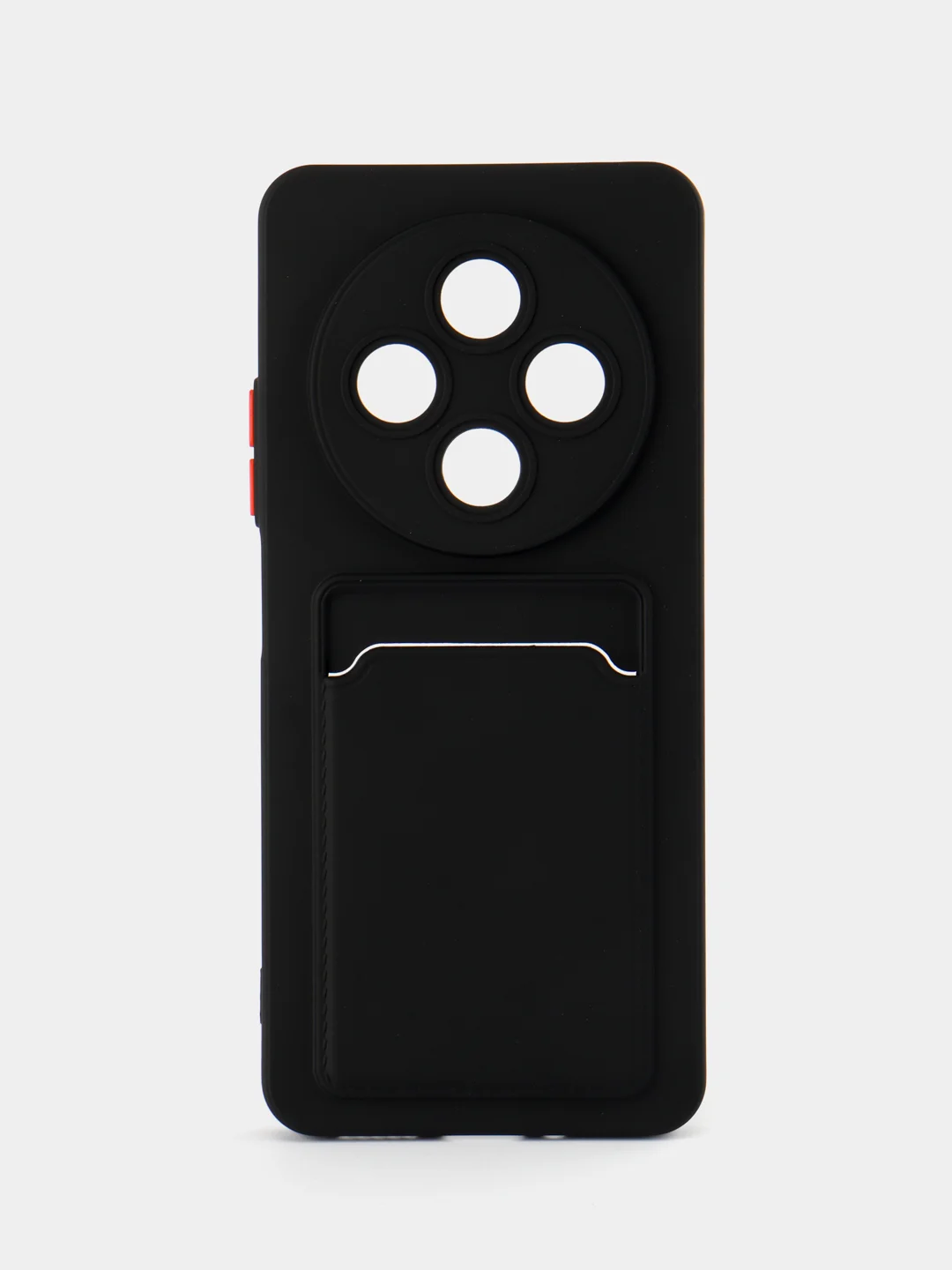 Черный чехол для Xiaomi Redmi 14C 4G/ Poco C75 4G (Сяоми Редми 14С/Поко С75), с карманом для карт