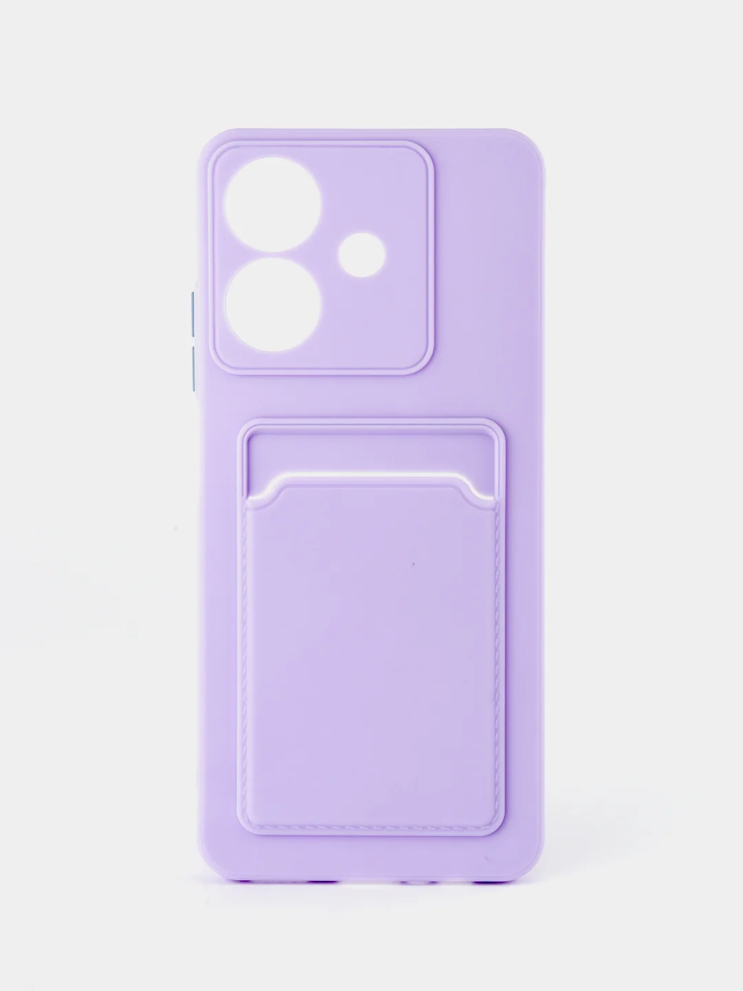 Лавандовый чехол для  Realme Note 60 4G (Реалми Нот 60 4 джи), с карманом для карт