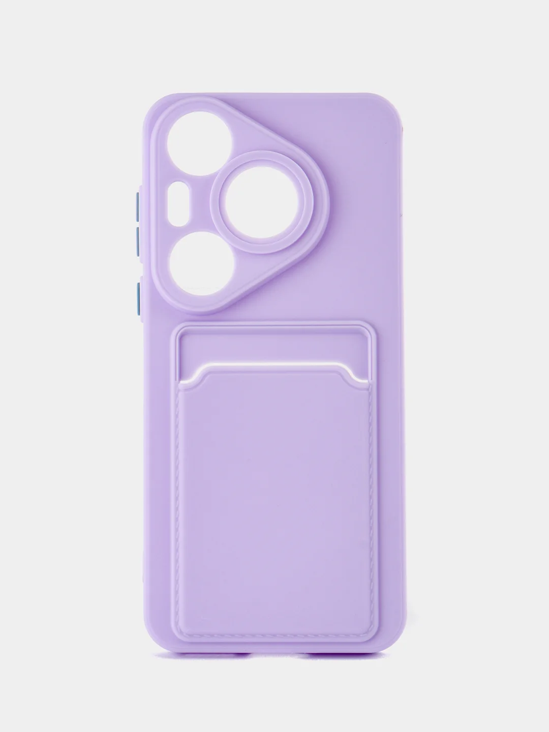 Лавандовый чехол для Huawei Pura 70 Pro /70 Pro Plus (Хуавей пура 70 про плюс +), с карманом для карт