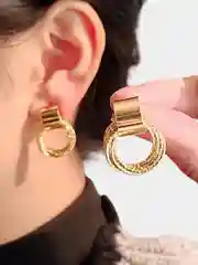 Терракотовый серьги женские, разные виды, серьги-кольца