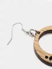 Серьги "Лана" из дуба