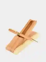 Шариковая ручка из дерева с футляром-подставкой / Деревянная шариковая ручка в футляре