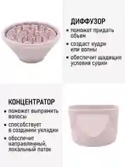 Розовый фен OBSIDIAN BS-HD503A Технология tourmaline ionic розовый опал