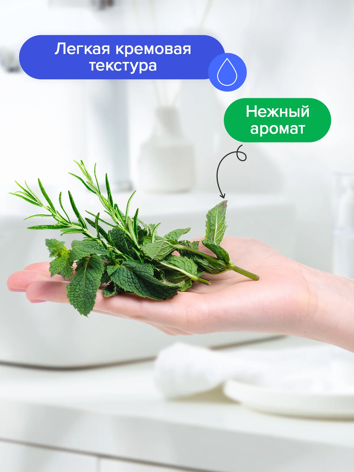 Жидкое мыло для рук РОЗМАРИН и МЯТА 3,9 л Lomberta гипоаллергенное для лица и тела