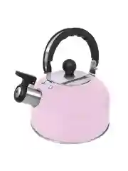 Розовый чайник со свистком HOME ELEMENT HE-WK1602, 2л, нерж. сталь, розовый матовый