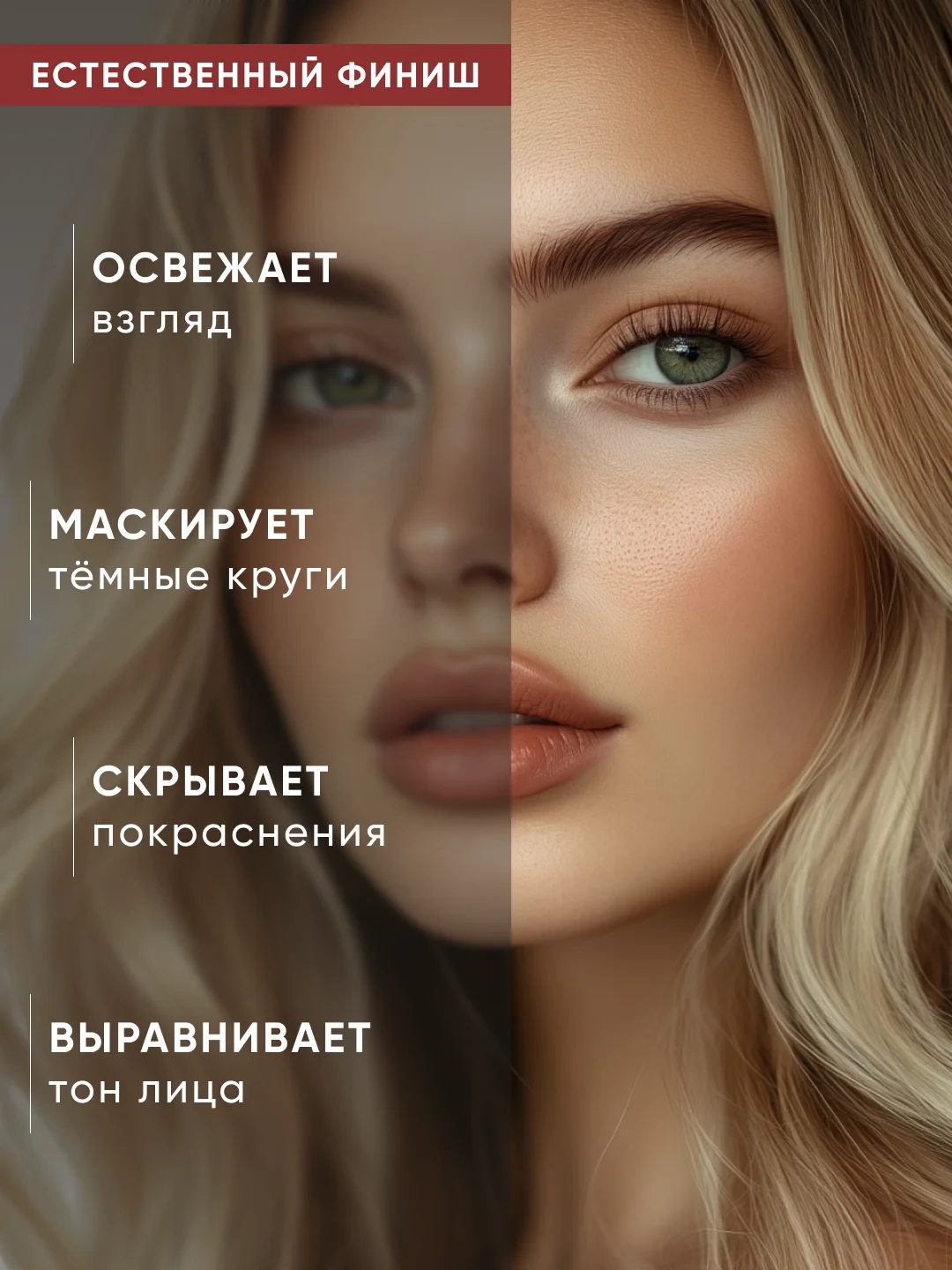 Консилер для лица тональный, жидкий, 4г