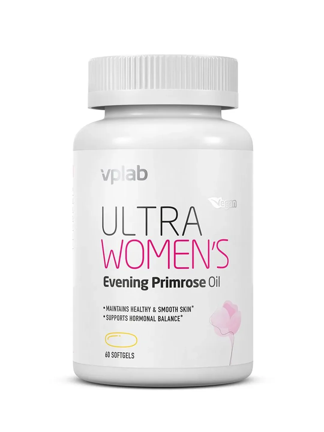 VPLAB Ultra Women's Масло Вечерней Примулы для Женщин, капсулы 1400 мг 60 мягких капсул