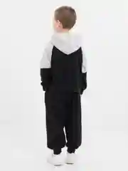 Черный детский костюм, утепленный