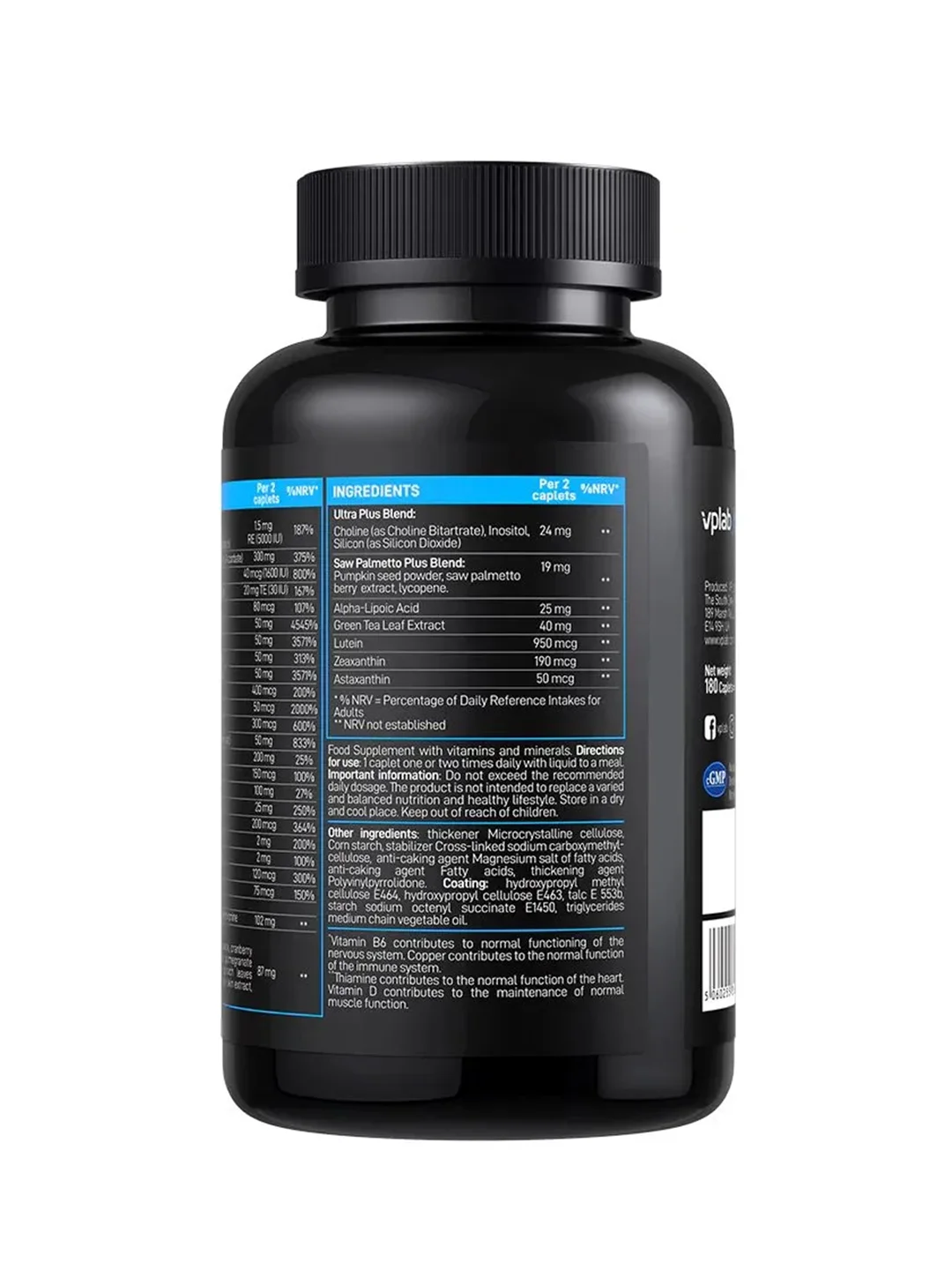 VPLAB Ultra Men's Sport Multivitamin formula, Мультивитамины для мужчин, 180 каплет