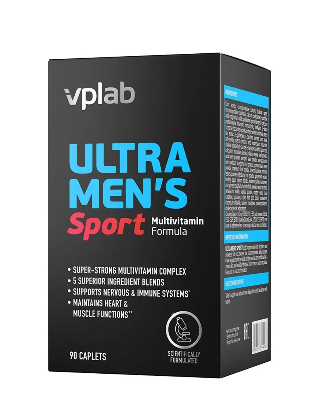VPLAB Ultra Men's Sport Multivitamin formula, Мультивитамины для мужчин, 180 каплет