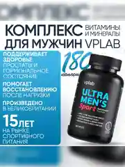 VPLAB Ultra Men's Sport Multivitamin formula, Мультивитамины для мужчин, 180 каплет