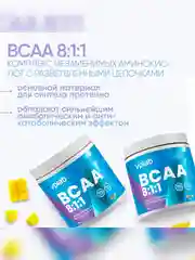 VPLAB BCAA 8:1:1, BCAA с L-глютамином, порошок 300 г со вкусом манго