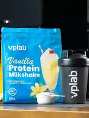 Розовый шейкер для спортивного питания с шариком Vplab
