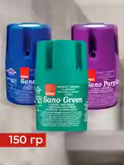 Туалетный блок для унитаза Sano дезинфицирующее средство, 900 сливов
