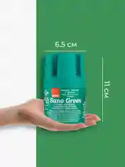 Зеленый туалетный блок для унитаза Sano дезинфицирующее средство, 900 сливов