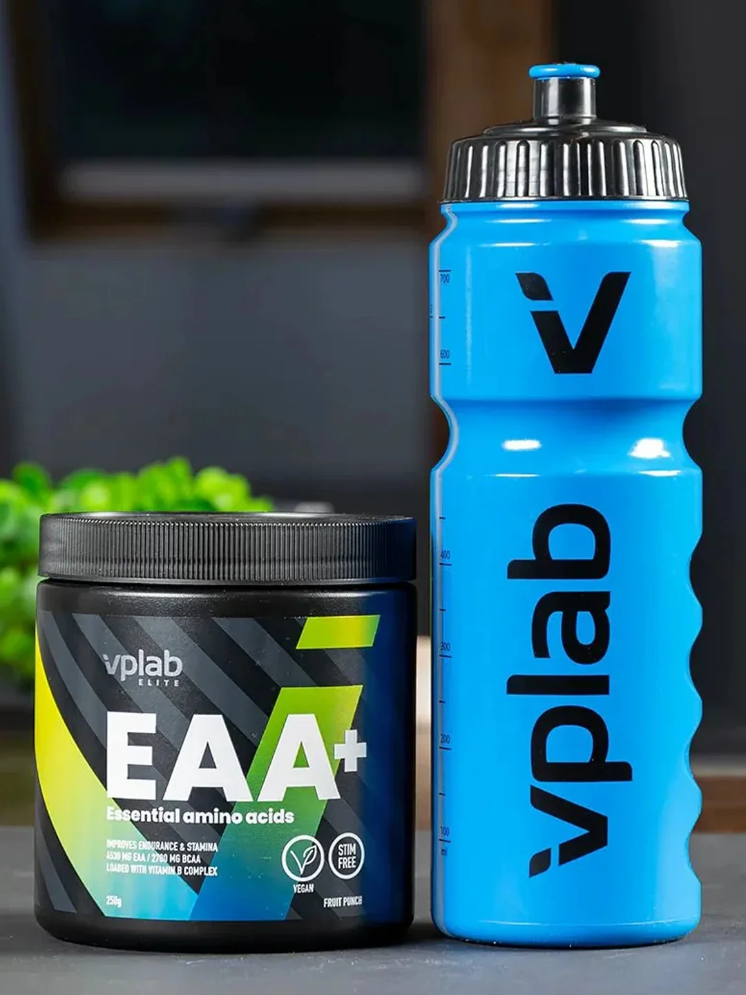 Vplab Elite EAA+, Аминокислотный комплекс, порошок 250 г со вкусом фруктового пунша