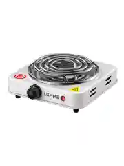 Белый электрическая плитка LUMME LU-HP3718A /1800W /1 конфорка спираль /диаметр 15 см. /белый